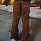 AGTM BROWN PANTS