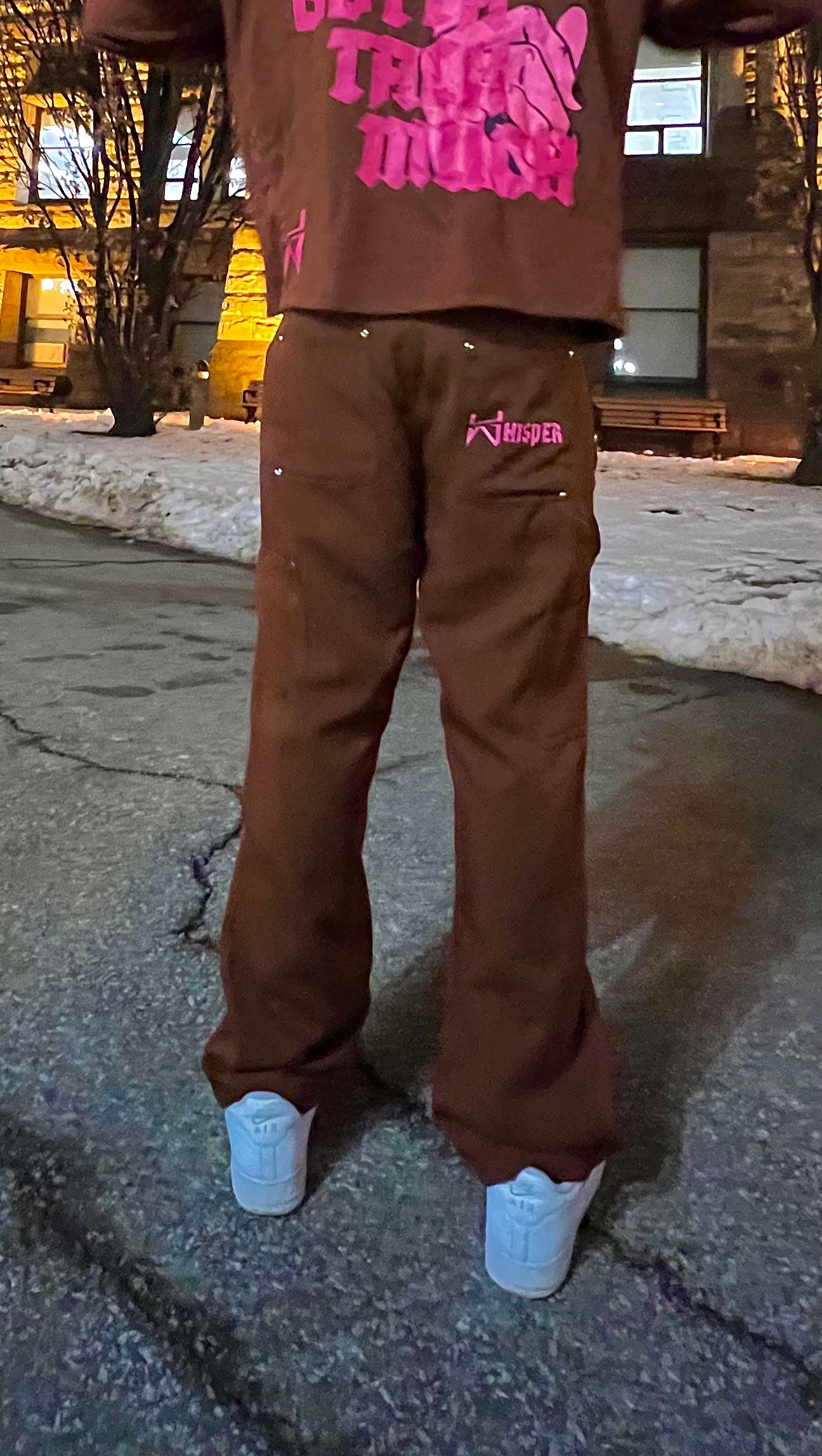 AGTM BROWN PANTS